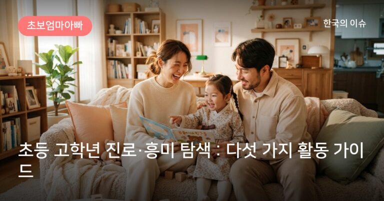 초등 고학년 진로·흥미 탐색 : 다섯 가지 활동 가이드